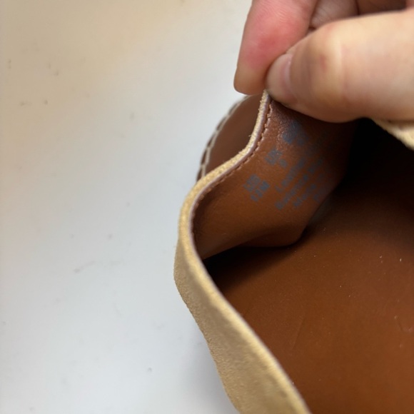 Franco Sarto Pellia Nude Platform‎ Straw Suede Sz 12M - Picture 8 of 8